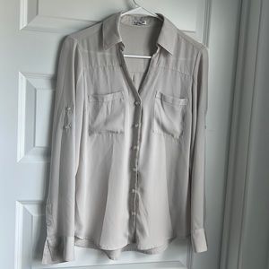 Express button down blouse